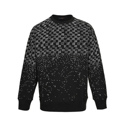 25fw gradient print round neck sweatshirt