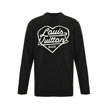 25fw love jacquard knitted sweater