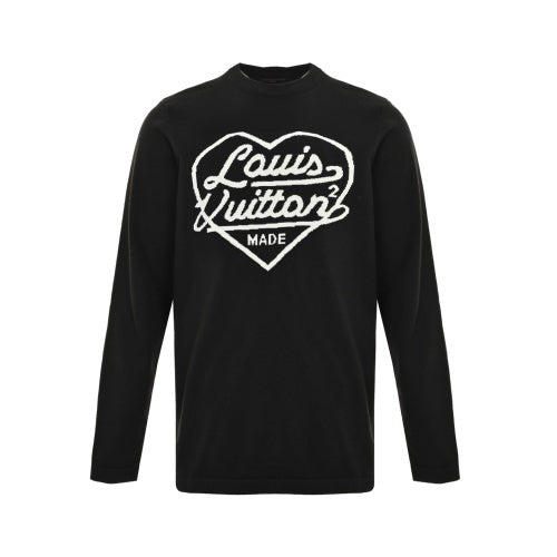 25fw love jacquard knitted sweater