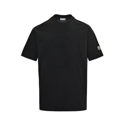 25ss embossed logo short-sleeved shirt