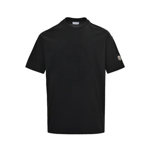 25ss embossed logo short-sleeved shirt