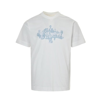 25ss art sculpture print short sleeves