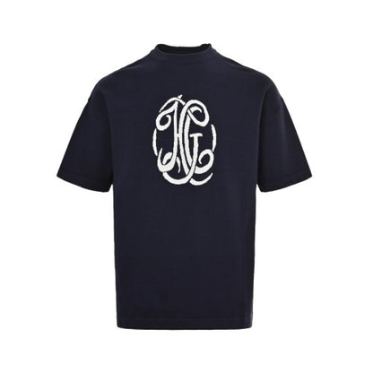 25ss logo jacquard knit T-shirt