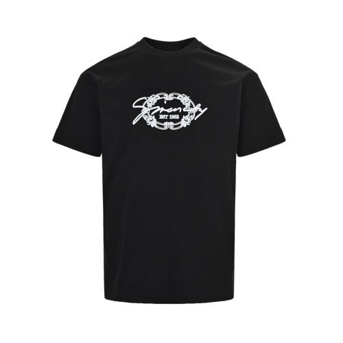 25ss embroidered letter logo short sleeve