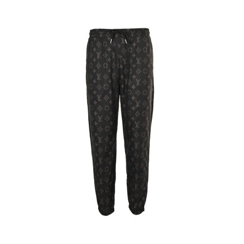 25fw all-over monogram woven trousers