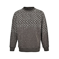 25fw gradient print round neck sweatshirt