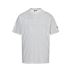 25ss embossed logo short-sleeved shirt