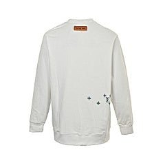 25Fw monogram gradient print crew neck sweatshirt