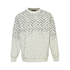 25fw gradient print round neck sweatshirt
