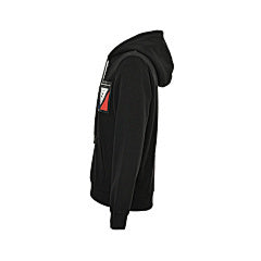 25Fw zippered faux pocket hooded sweatshirt