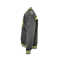 25fw sunflower leather baseball jacket