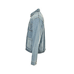 25Fw embroidered pocket denim jacket
