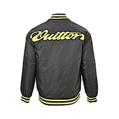 25fw sunflower leather baseball jacket