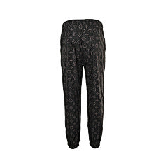25fw all-over monogram woven trousers