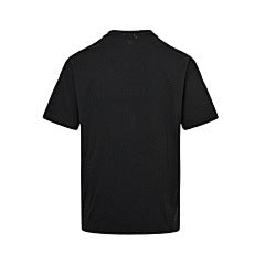 25ss overlapping logo print short-sleeved shirt