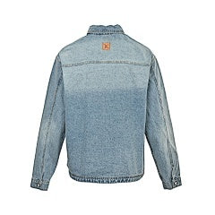 25Fw embroidered pocket denim jacket