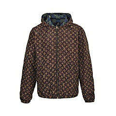 25Fw Checkerboard Monogram Reversible Jacket
