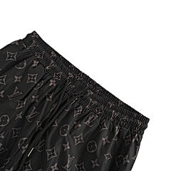 25fw all-over monogram woven trousers