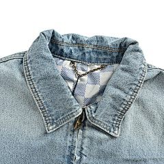 25Fw embroidered pocket denim jacket
