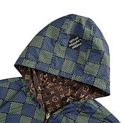 25Fw Checkerboard Monogram Reversible Jacket