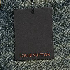 25fw back pocket monogram embossed jeans
