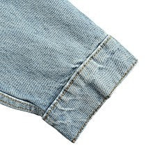 25Fw embroidered pocket denim jacket