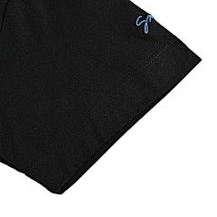 25ss rhinestone cat-eye embroidered T-shirt