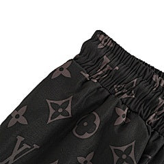 25fw all-over monogram woven trousers