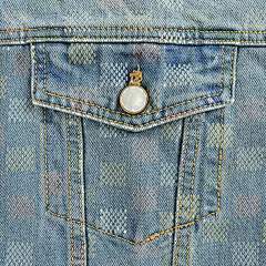 25fw checkerboard denim jacket