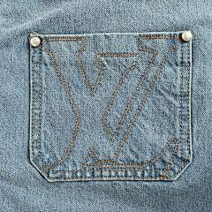 25Fw embroidered pocket denim jacket