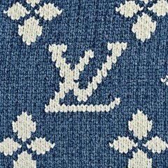 25Fw all-over printed jacquard zipper sweater jacket
