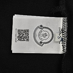 25ss flocked logo laser printed short-sleeved shirt
