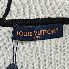 25fw intarsia logo knit zip-up jacket