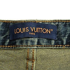 25fw back pocket monogram embossed jeans