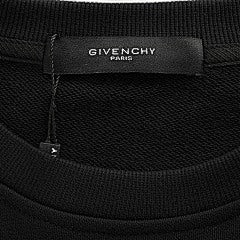 25fw letter embossed print round neck sweatshirt