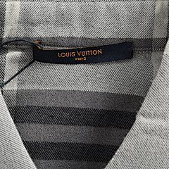 25Fw Plaid Lettering Flannel Shirt Jacket