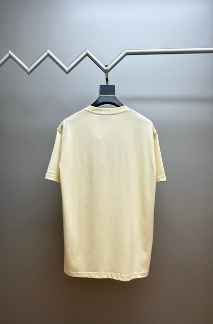 25ss embroidered letter logo short sleeves