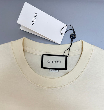 25ss embroidered letter logo short sleeves