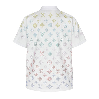 25ss new rhinestone polo