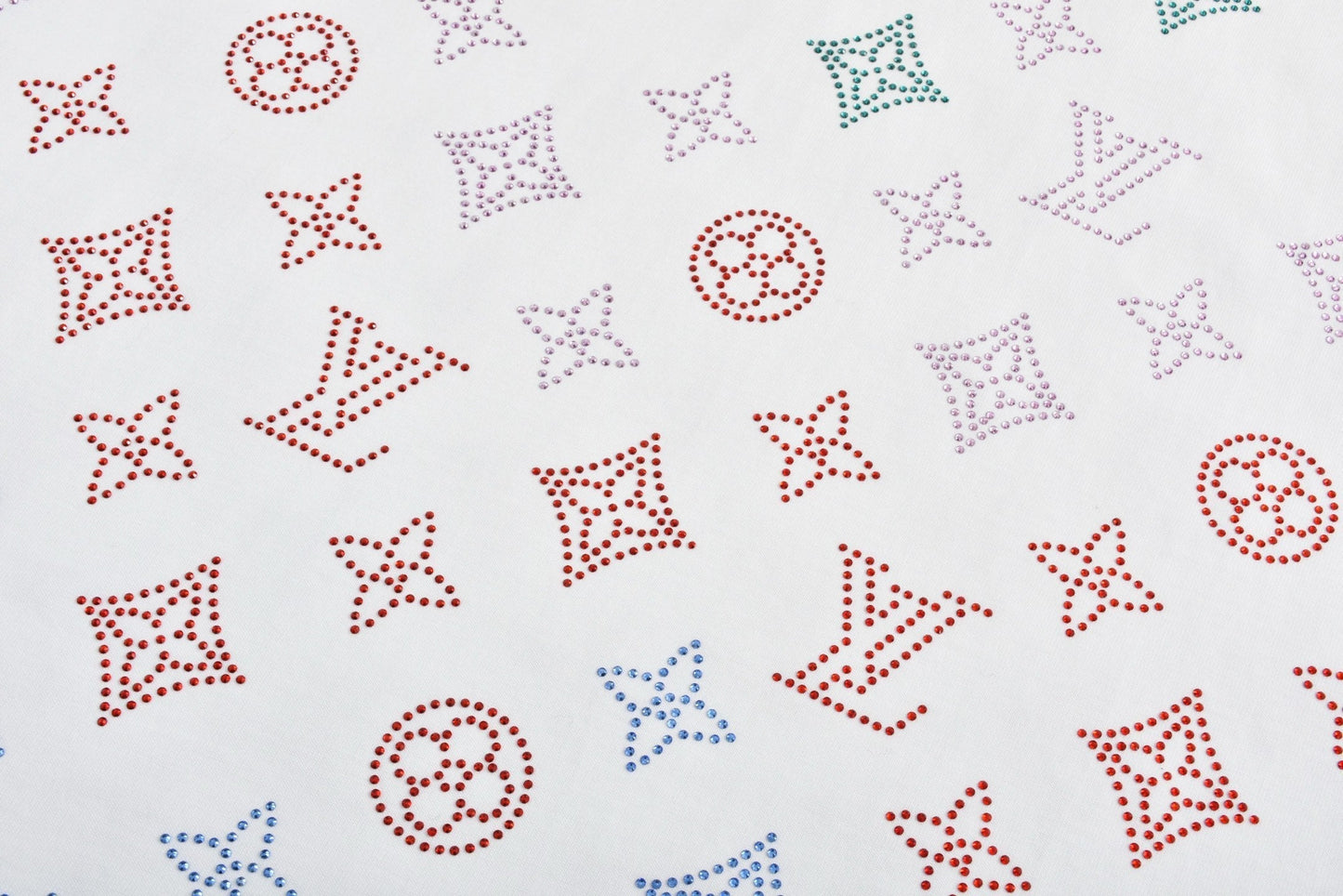 25ss new rhinestone polo