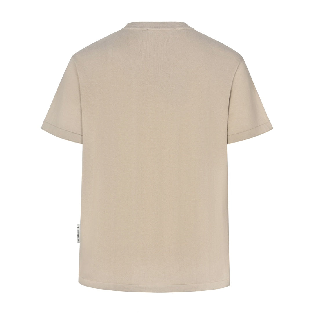 25ss letter jacquard knitted short sleeved shirt