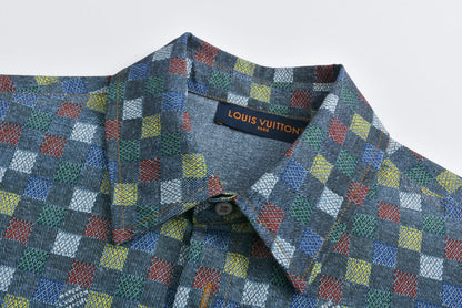 25ss new denim buttons shirt