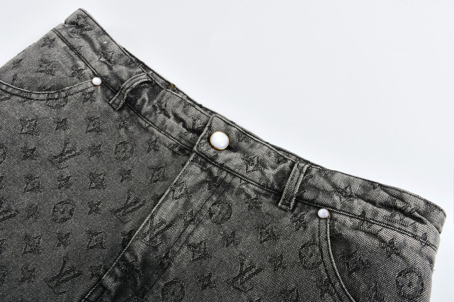 2025SS jacquard denim short