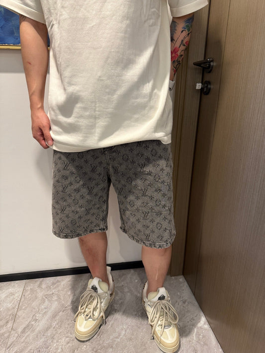 2025SS jacquard denim short
