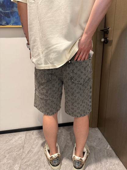 2025SS jacquard denim short