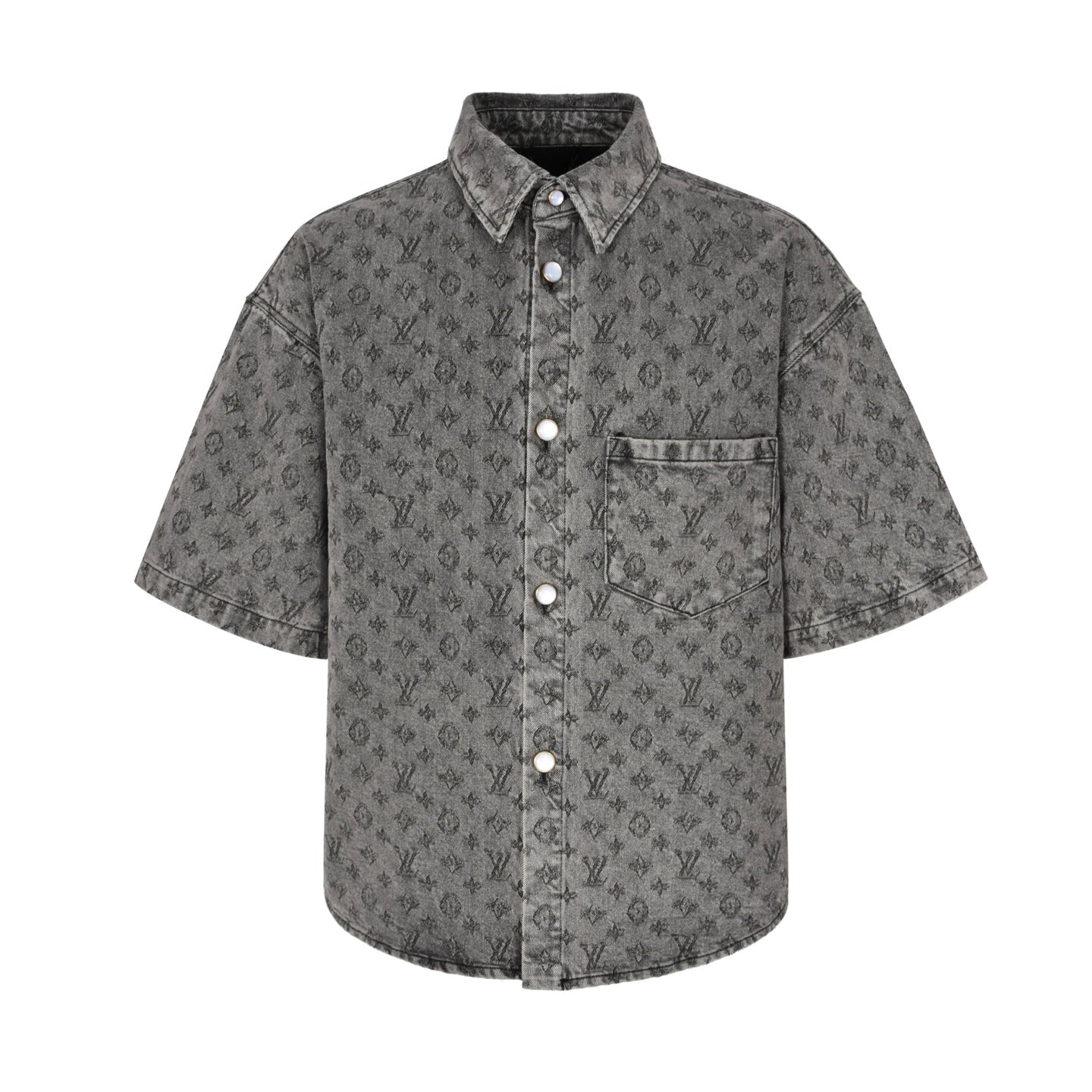 25ss  jacquard denim shirt