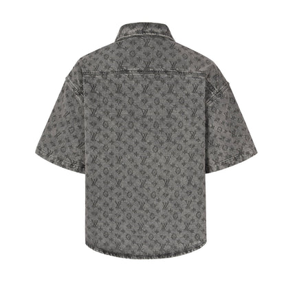 25ss  jacquard denim shirt