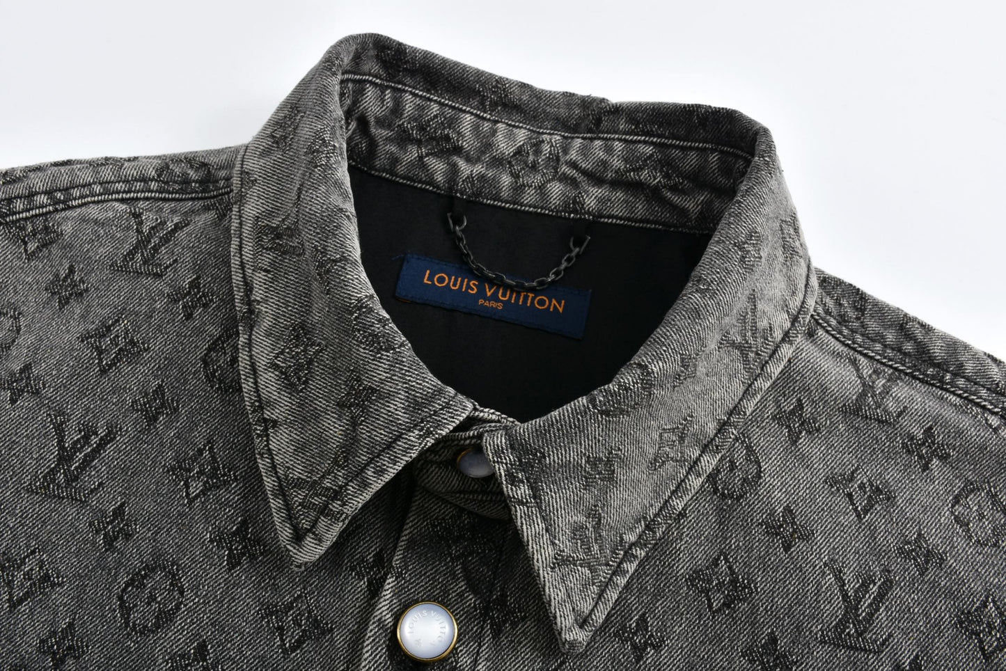 25ss  jacquard denim shirt