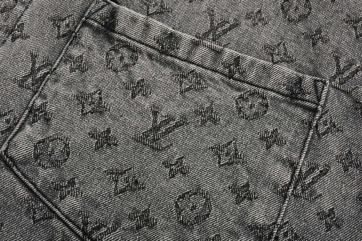 25ss  jacquard denim shirt