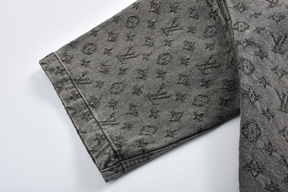 25ss  jacquard denim shirt